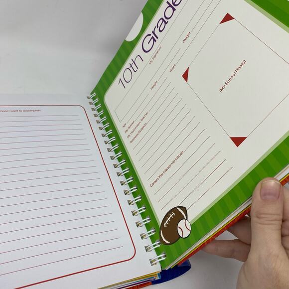 School years record book Preschool through 12 grade memory keeping - Picture 8 of 10